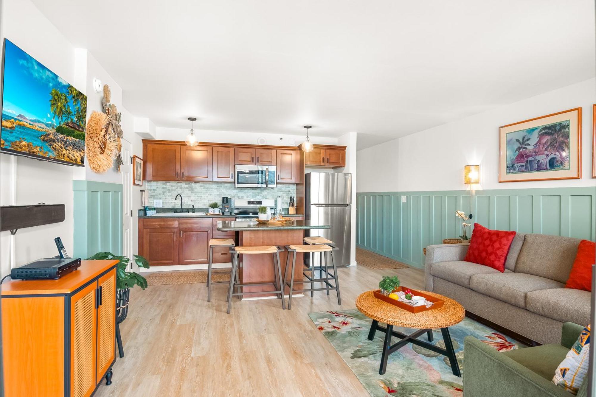 Mountain View W/ King-size Bed, Free Parking Appartement Honolulu