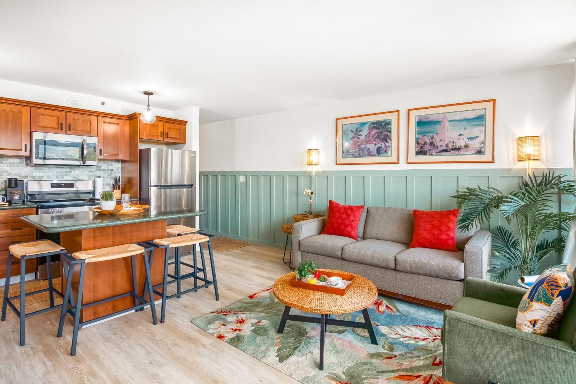 Mountain View W/ King-size Bed, Free Parking Appartement Honolulu